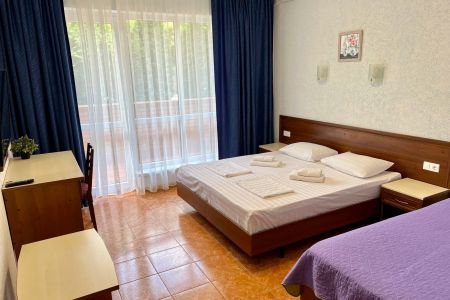 Семейный 5-местный 2-комнатный (с балконом)